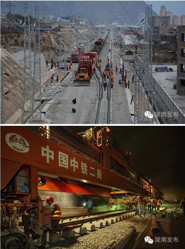 蘭渝鐵路最新進展！除胡麻嶺隧道外已全線鋪通